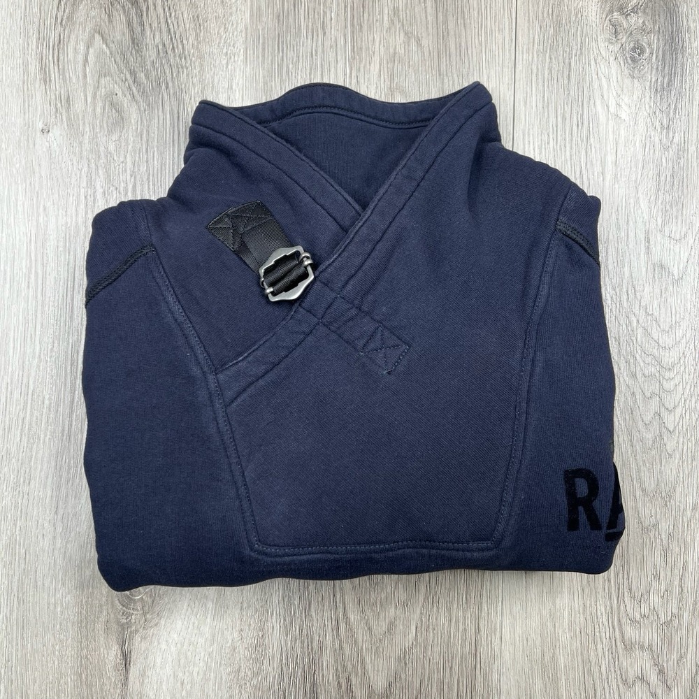 G Star Raw Gunner Aero Pullover Sweater Men's Size S Small Navy Blue
